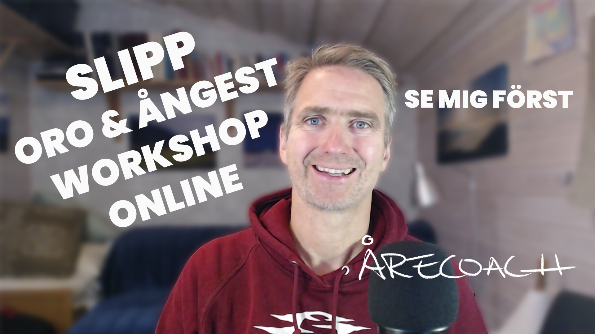 WorkShop för att hantera oro och ångest, för att bli fri från oro och slippa ångest