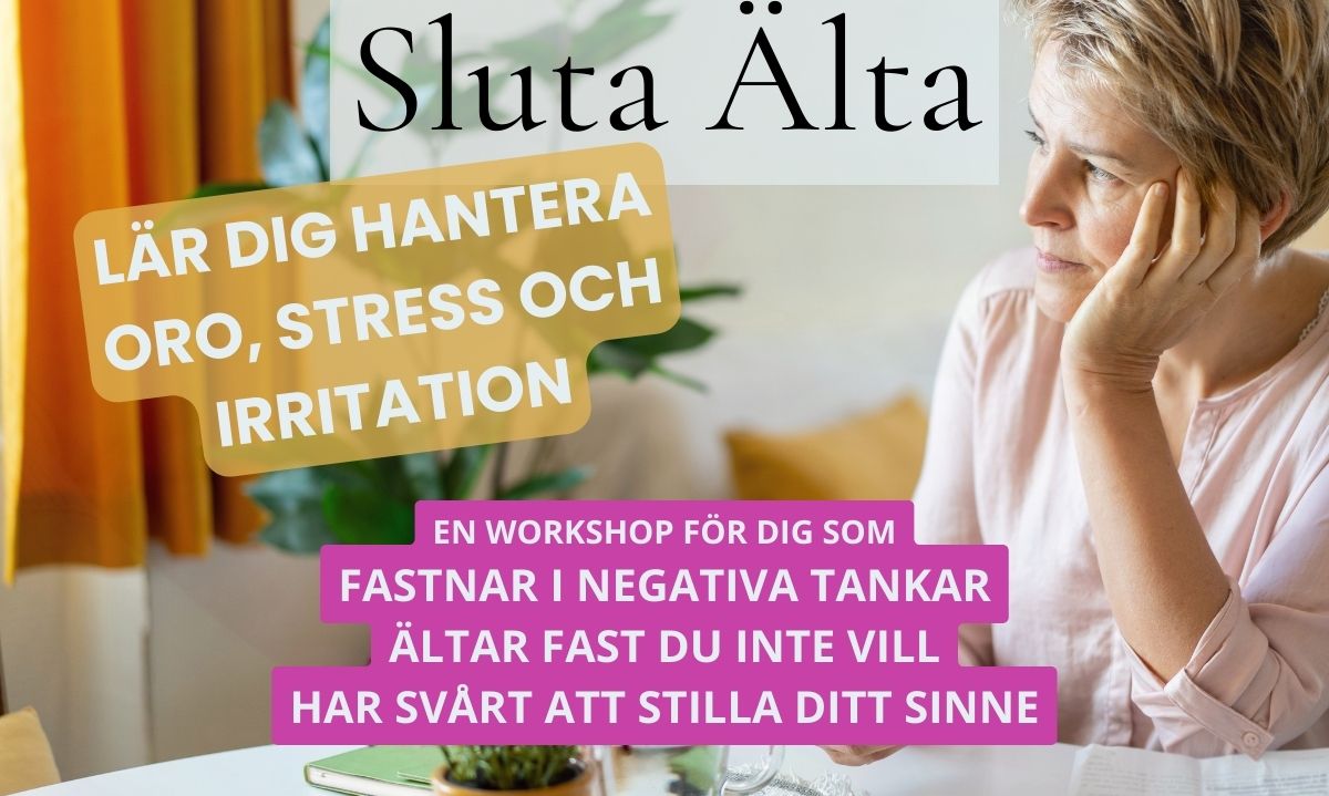 En kurs med Hypnos och NLP för att du ska bli friare och få ett bättre liv utan oro, stress och ångest